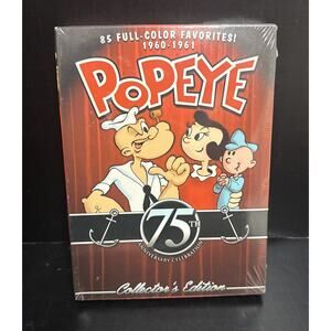 Popeye 75th Anniversary Collectors Edition DVD 3-Disc Set Sealed Cartoon